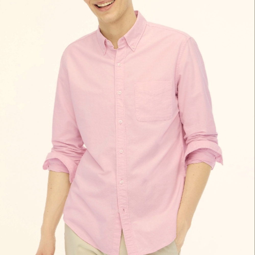 J. Crew Men's Flex Oxford Shirt New Size Large